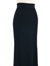 Sonia Rykiel Black Knit Maxi Skirt Bottom arcadeshops.com