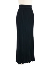 Sonia Rykiel Black Knit Maxi Skirt Bottom arcadeshops.com