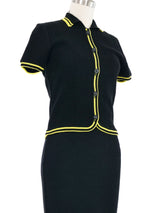 1996 Instante Gianni Versace Knit Dress Ensemble Suit arcadeshops.com