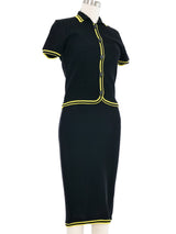 1996 Instante Gianni Versace Knit Dress Ensemble Suit arcadeshops.com