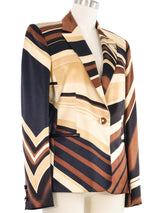 Gianni Versace Melting Stripe Satin Jacket Jacket arcadeshops.com