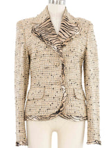Escada Speckled Tweed Jacket Jacket arcadeshops.com