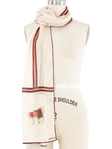 Gucci Saddle Print Scarf Accessory arcadeshops.com