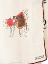 Gucci Saddle Print Scarf Accessory arcadeshops.com