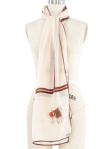 Gucci Saddle Print Scarf Accessory arcadeshops.com