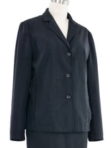 1990s Prada Black Skirt Suit Suit arcadeshops.com