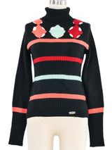 Versace Jeans Striped Sweater Top arcadeshops.com