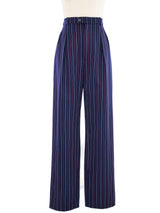 Yves Saint Laurent Striped Trousers Bottom arcadeshops.com