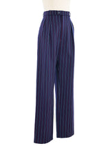Yves Saint Laurent Striped Trousers Bottom arcadeshops.com
