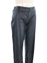 2006 Balenciaga Low Rise Leather Trousers Bottom arcadeshops.com