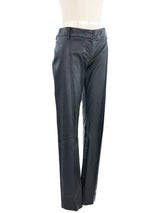 2006 Balenciaga Low Rise Leather Trousers Bottom arcadeshops.com