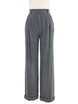 Jean Paul Gaultier Pinstripe Trousers Bottom arcadeshops.com