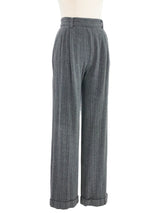 Jean Paul Gaultier Pinstripe Trousers Bottom arcadeshops.com