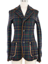 2003 Comme des Garcons Tartan Blazer Jacket arcadeshops.com