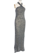 Ann Demuelemeester Halter Knit Maxi Dress Dress arcadeshops.com