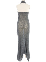Ann Demuelemeester Halter Knit Maxi Dress Dress arcadeshops.com