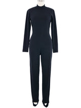 1990s Black Knit Catsuit Suit arcadeshops.com