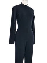 1990s Black Knit Catsuit Suit arcadeshops.com