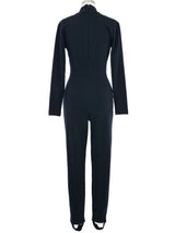 1990s Black Knit Catsuit Suit arcadeshops.com