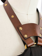 2008 Gucci Leather Trim Halter Dress Dress arcadeshops.com