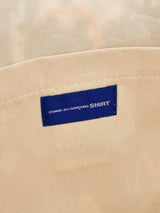 2021 Comme des Garcons Futura 2000 Black Abstract Vinyl Tote Accessory arcadeshops.com