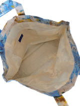 2021 Comme des Garcons Futura 2000 Blue Abstract Vinyl Tote Accessory arcadeshops.com