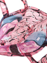 2021 Comme des Garcons Yue Minjun Laughing Face Vinyl Tote Accessory arcadeshops.com