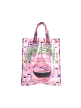 2021 Comme des Garcons Yue Minjun Face Print Vinyl Tote Accessory arcadeshops.com