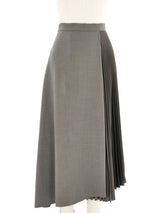 Akris Half Pleated Midi Skirt Bottom arcadeshops.com