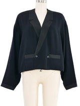 1980s Sonia Rykiel Trompe L'oeil Blazer Jacket arcadeshops.com