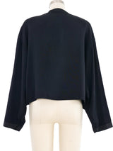 1980s Sonia Rykiel Trompe L'oeil Blazer Jacket arcadeshops.com