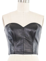 North Beach Leather Bustier Top arcadeshops.com