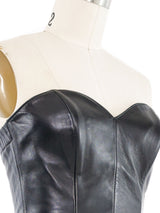 North Beach Leather Bustier Top arcadeshops.com