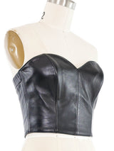 North Beach Leather Bustier Top arcadeshops.com