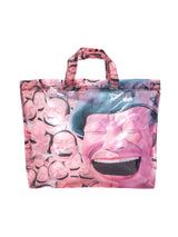 2021 Comme des Garcons Yue Minjun Laughing Face Vinyl Tote Accessory arcadeshops.com