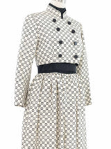 1960s Norman Norell Black & White Dress Ensemble Suit arcadeshops.com