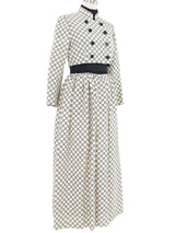 1960s Norman Norell Black & White Dress Ensemble Suit arcadeshops.com