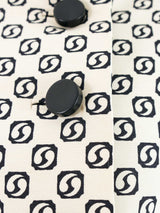 1960s Norman Norell Black & White Dress Ensemble Suit arcadeshops.com