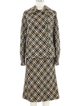 1950s Balmain Couture Tweed Skirt Suit Suit arcadeshops.com