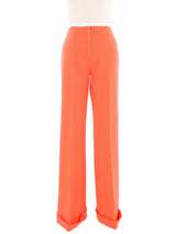 1970s Peach Pant Suit Suit arcadeshops.com