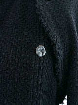 2006 Chanel Convertible Black Tweed Jacket Jacket arcadeshops.com