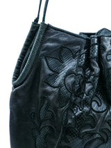 Judith Leiber Snakeskin Leather Shoulder Bag Accessory arcadeshops.com