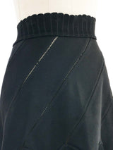 Alaia Black Knit Mini Skirt Bottom arcadeshops.com