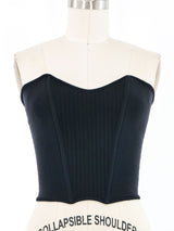 Thierry Mugler Knit Bustier Top arcadeshops.com