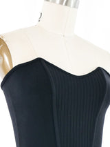 Thierry Mugler Knit Bustier Top arcadeshops.com
