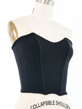 Thierry Mugler Knit Bustier Top arcadeshops.com