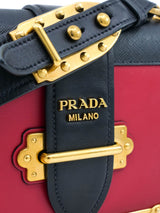 Prada Red Calfskin City Cahier Bag Accessory arcadeshops.com