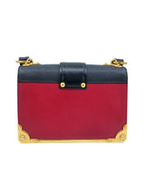 Prada Red Calfskin City Cahier Bag Accessory arcadeshops.com
