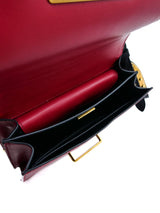 Prada Red Calfskin City Cahier Bag Accessory arcadeshops.com