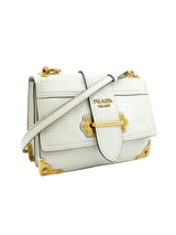 Prada Ivory Calfskin City Cahier Bag Accessory arcadeshops.com